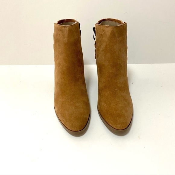 Michael Shannon Kelsey Tan Suede Ankle Boot 11 Chelsea Western - Picture 4 of 14